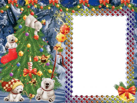 Рамки для фото новый год и Рождество -519