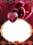 Романтика - рамка для фотошопа с сердечком282